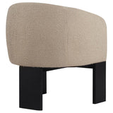 Valdez - Boucle Upholstered Barrel Back Accent Chair