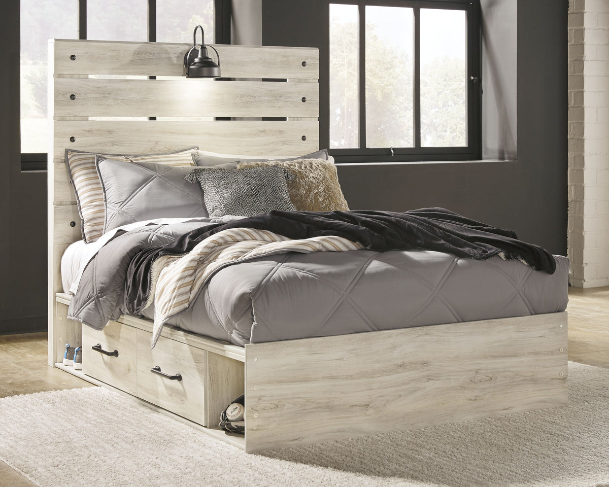 Cambeck - Panel Bed Light Brown Full 4 Drawers by Signature Design by Ashley® | Bel Furniture