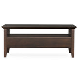 Acadian - Coffee Table With Drawer - Brown by Simpli-Home | Bel Furniture