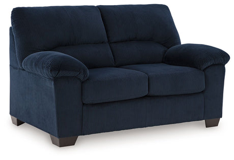 Simplejoy - Loveseat Blue by Signature Design by Ashley® | Bel Furniture