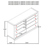 Leandro - 8-Drawer Bedroom Dresser Cabinet