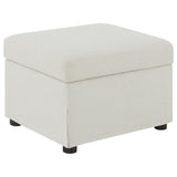 Winter - Upholstered Hydraulic Lift Top Storage Ottoman