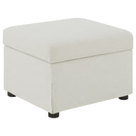 Winter - Upholstered Hydraulic Lift Top Storage Ottoman
