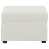 Winter - Upholstered Hydraulic Lift Top Storage Ottoman