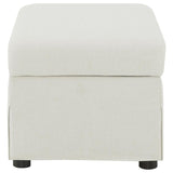 Winter - Upholstered Hydraulic Lift Top Storage Ottoman