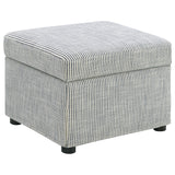 Winter - Upholstered Hydraulic Lift Top Storage Ottoman