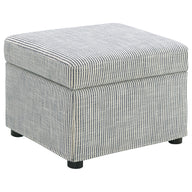 Winter - Upholstered Hydraulic Lift Top Storage Ottoman