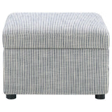 Winter - Upholstered Hydraulic Lift Top Storage Ottoman