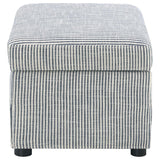 Winter - Upholstered Hydraulic Lift Top Storage Ottoman