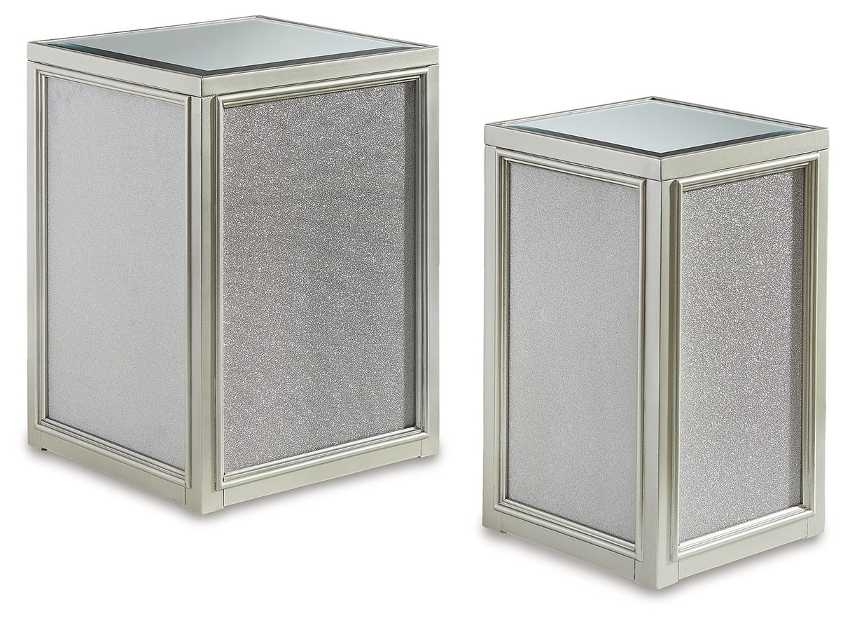 Traleena - Nesting End Tables (Set of 2) - Silver Finish