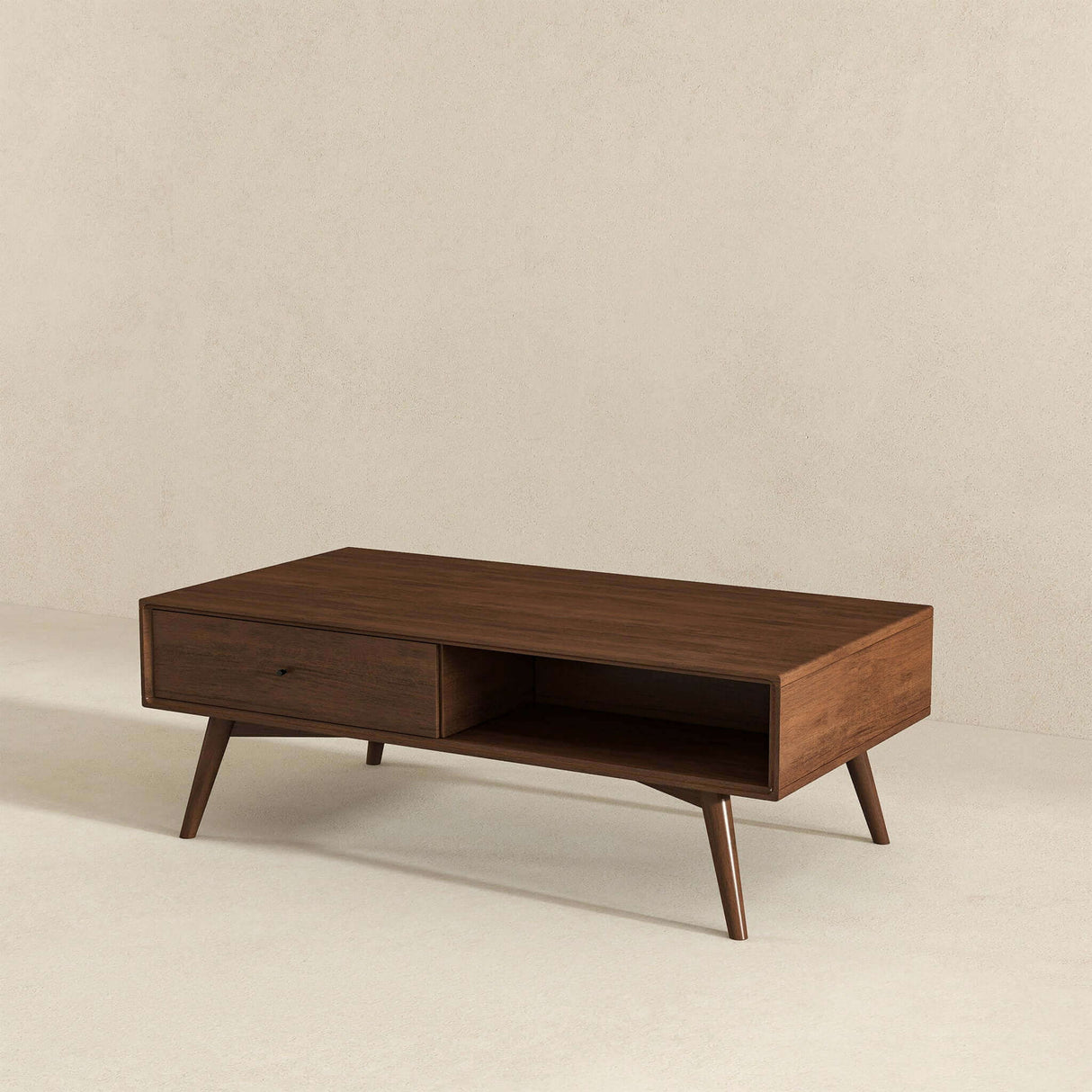 Caroline - Coffee Table - Walnut Brown by Ashcroft Furniture | Bel Furniture
