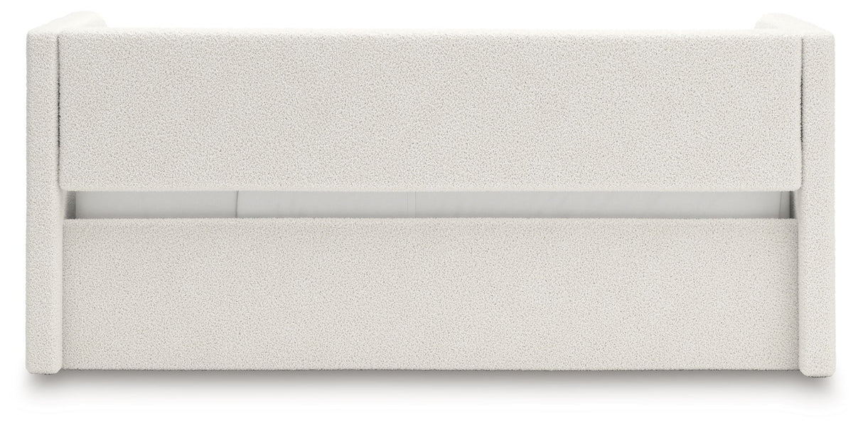 Arloster - Twin Upholstered Day Bed With Storage - Tan / White