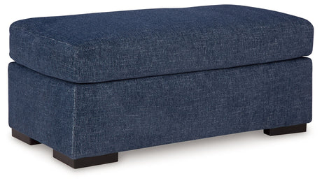 Evansley - Ottoman Blue by Benchcraft® | Bel Furniture