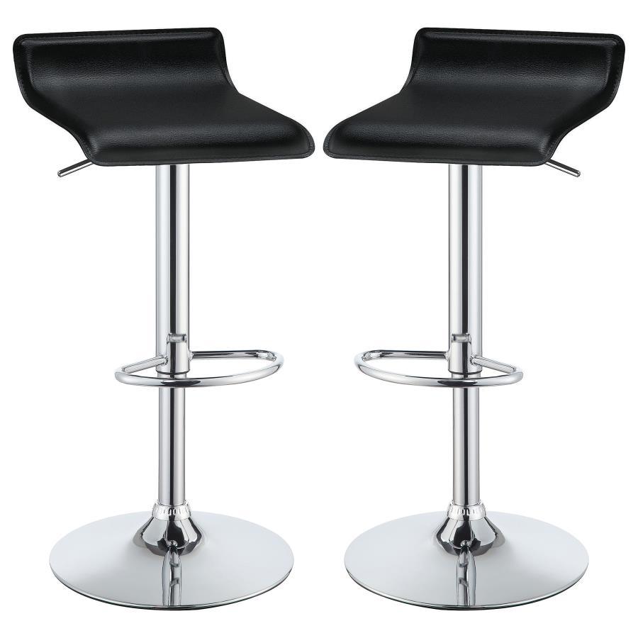 Bidwell - 29″ Upholstered Backless Adjustable Bar Stools (Set of 2)