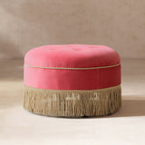 Yolanda - Round Upholstered Accent Ottoman