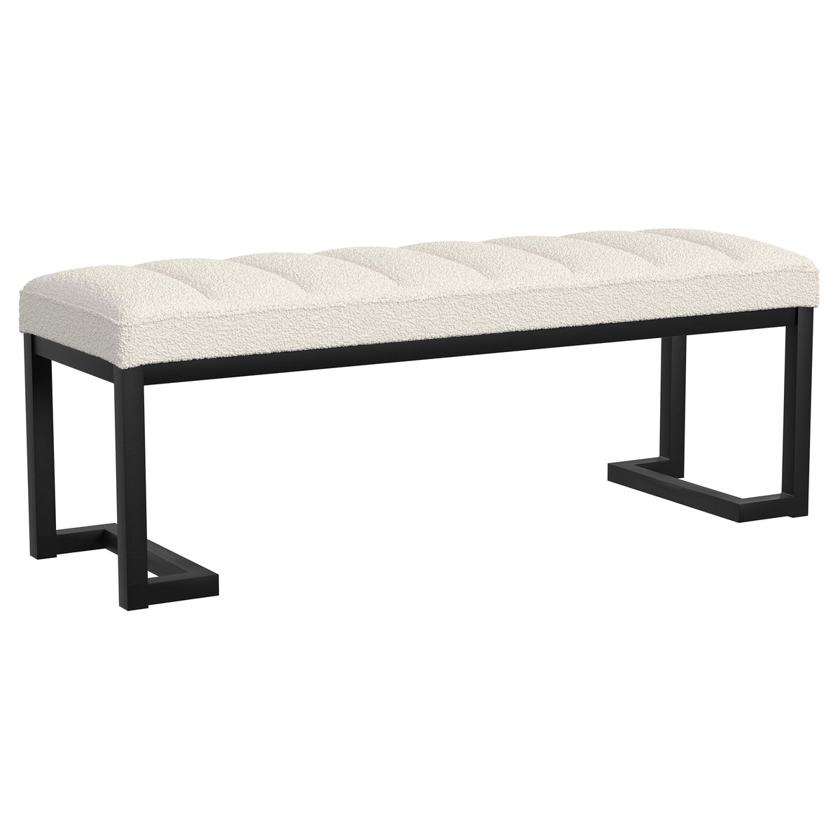 Mesa - Boucle Upholstered Tufted Accent Bench