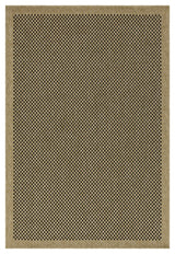 Earth - Indoor / Outdoor Area Rug Polypropylene - Jute / Black Light Brown 5' x 7' by Icona Home Decor | Bel Furniture