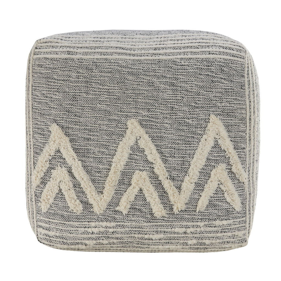 Polyester Ottoman - Gray