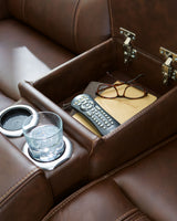 Knightington - Power Reclining Loveseat With Audio Seating