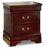 Alisdair - Reddish Brown - Two Drawer Night Stand by Signature Design by Ashley® | Bel Furniture
