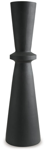 Collisten - Vase Black 10''W x 10''D x 40''H by Signature Design by Ashley® | Bel Furniture