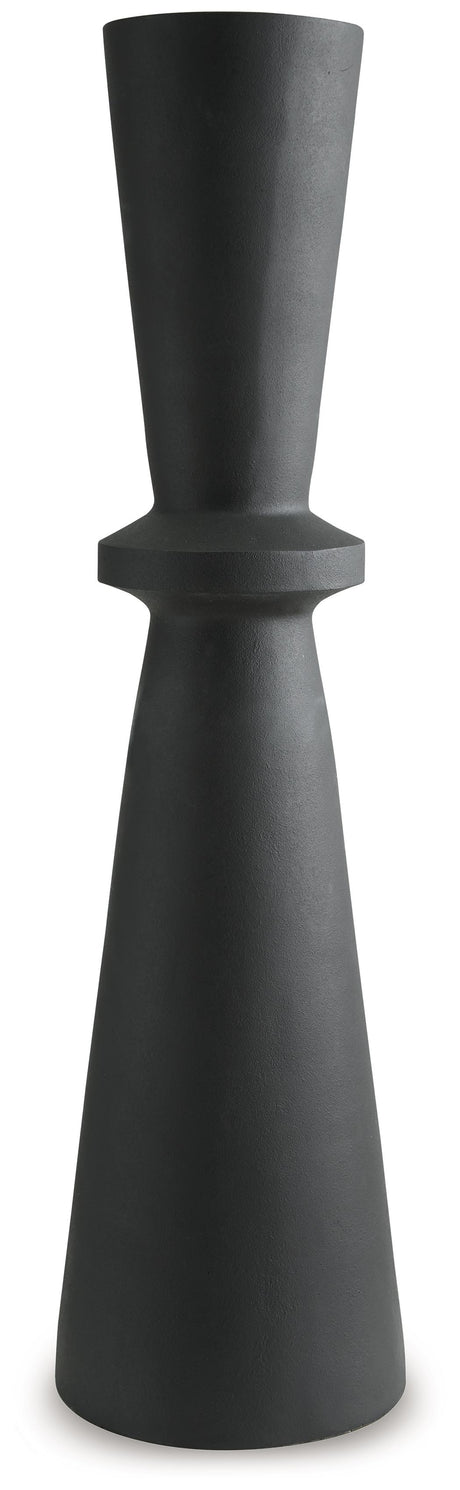 Collisten - Vase Black 10''W x 10''D x 40''H by Signature Design by Ashley® | Bel Furniture