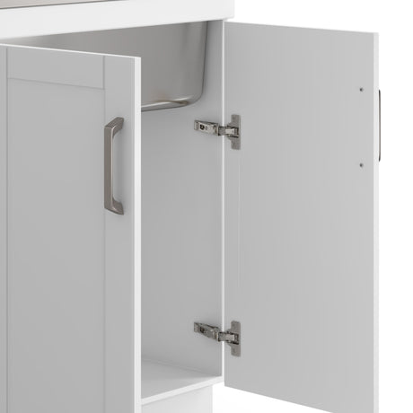 Kyle - Laundry Cabinet & Faucet And Stainless Steel Sink - view 15