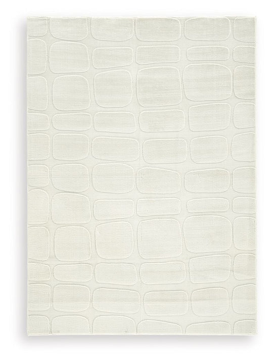 Malvinsboro - Washable Rug Beige 5' x 7' by Signature Design by Ashley® | Bel Furniture