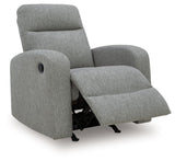 Gauntlet - Sterling - Rocker Recliner by Signature Design by Ashley® | Bel Furniture