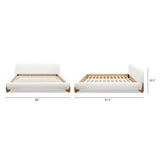 Alpine - Puffy Modern Platform Bed