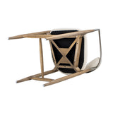 Artemis - Mixed Material Upholstered Counter Stool - Warm White