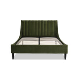 Aspen - Vertical Tufted Modern Headboard Platform Bed Set by Jennifer Taylor Home | Bel Furniture