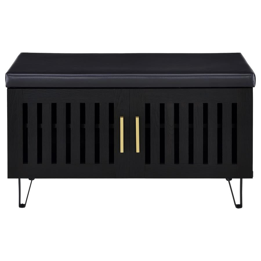 Brixton - 2-Door Padded Entryway Shoe Storage Bench