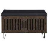 Brixton - 2-Door Padded Entryway Shoe Storage Bench