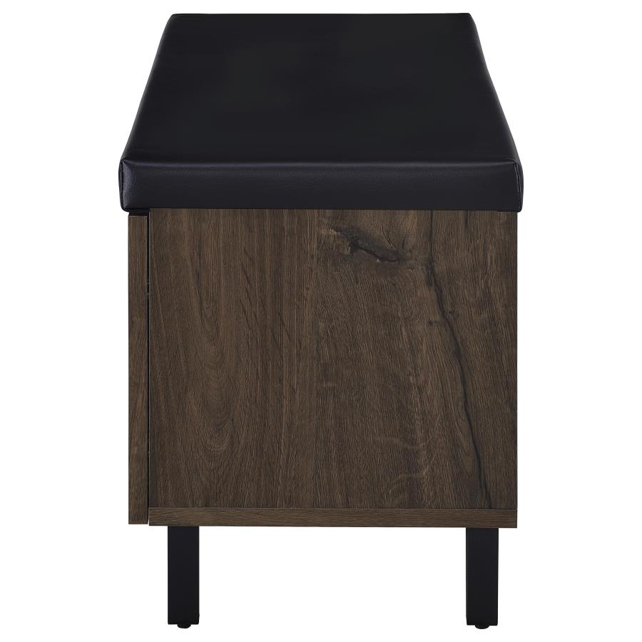 Brixton - 2-Door Padded Entryway Shoe Storage Bench