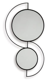 Shayham - Black - Accent Mirror by Signature Design by Ashley® | Bel Furniture
