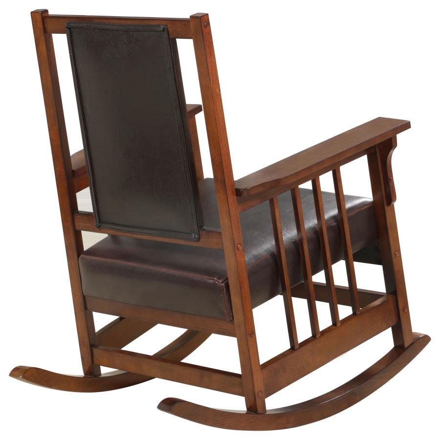 Ida - Upholstered Rocking Chair - Tobacco