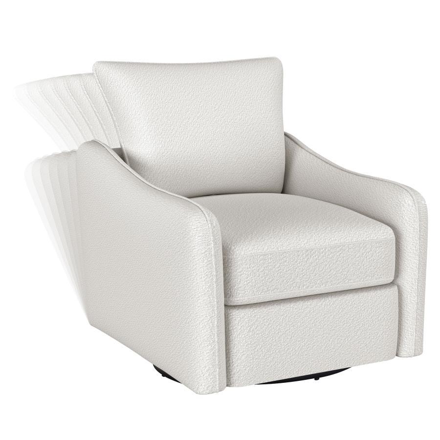 Madia - Upholstered Sloped Arm Swivel Glider Chair