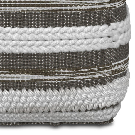 Sommer - Handcrafted Square Pouf - view 10