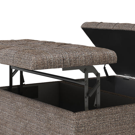 Harrison - Upholstered Coffee Table Storage Ottoman - view 93
