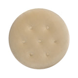 Yolanda - Round Upholstered Accent Ottoman by Jennifer Taylor Home | Bel Furniture
