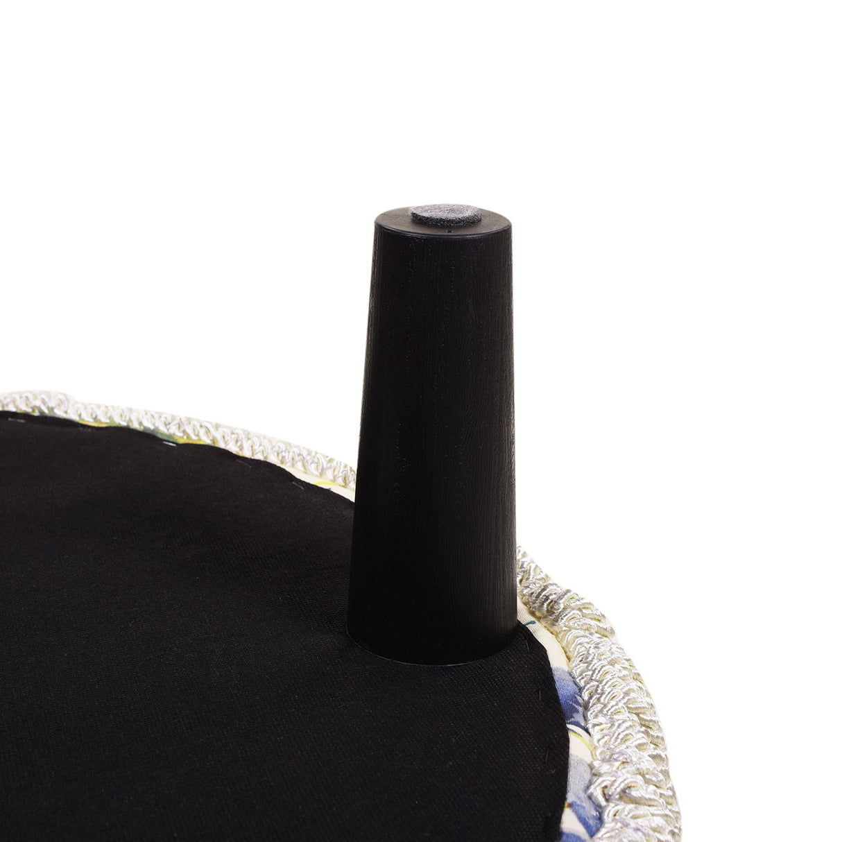 Yolanda - Round Upholstered Accent Ottoman by Jennifer Taylor Home | Bel Furniture