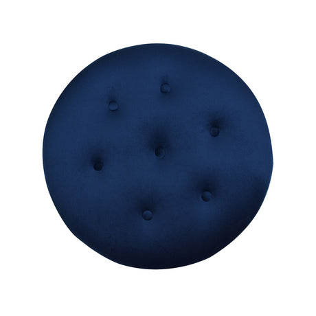 Yolanda - Round Upholstered Accent Ottoman - view 44