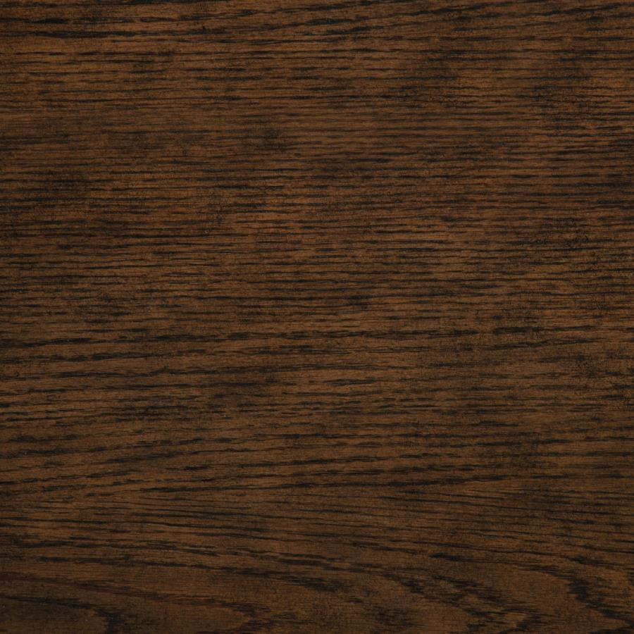 Landon - Round Wood Pedestal Dining Table - Rich Brown by Coaster Fine Furniture | Bel Furniture