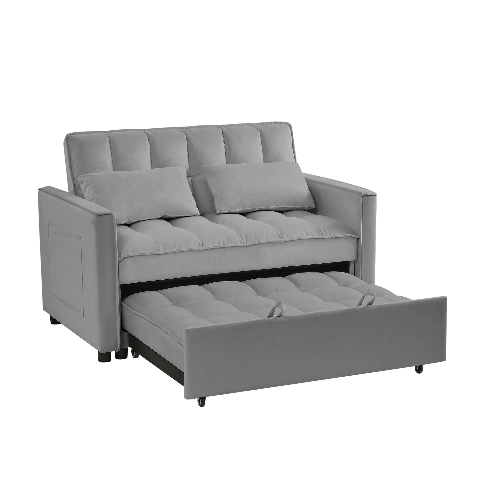 Velvet Loveseat Sofa Bed