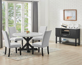 Vance - Side Board - Charcoal / White by Crown Mark | Bel Furniture