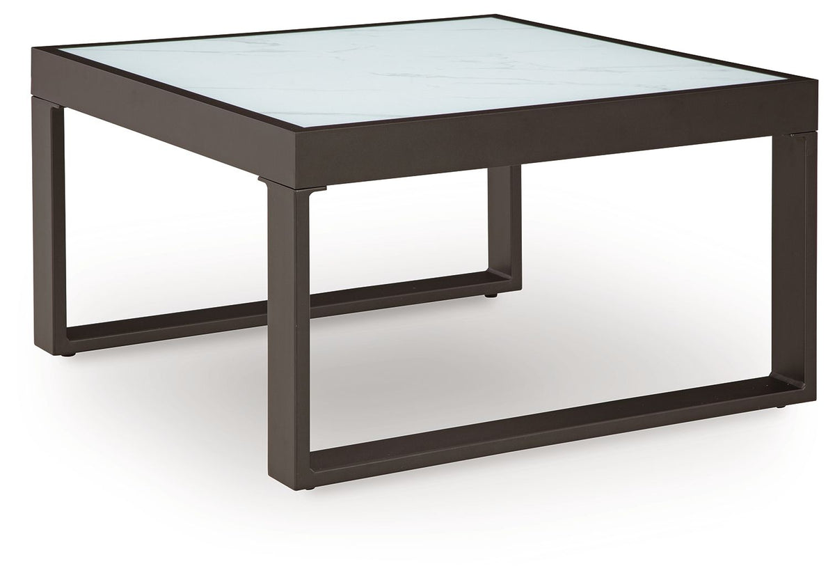 Beachloft - Black / Gray - Square Cocktail Table by Signature Design by Ashley® | Bel Furniture