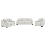 Ashlyn - Upholstered Track Arm Sofa Set