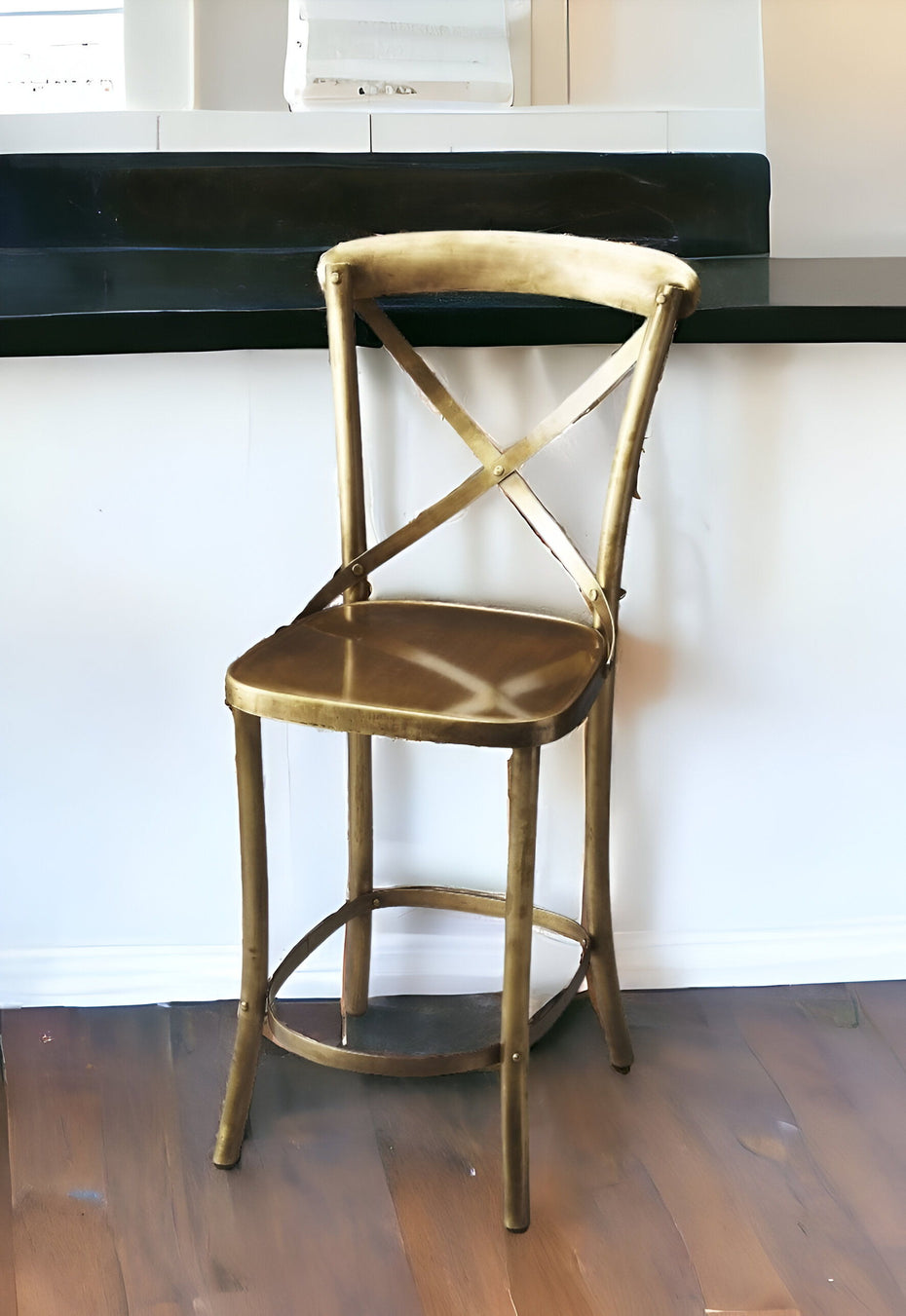 Iron Bar Chair - Gold