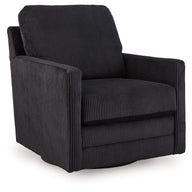 Icaman - Swivel Chair Black by Signature Design by Ashley® | Bel Furniture